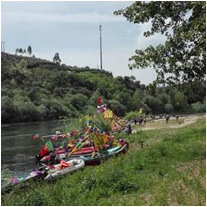 Festas de Constância em Honra de Nossa Senhora da Boa Viagem Clube Naval Barreirense presente em representação do Município do Barreiro