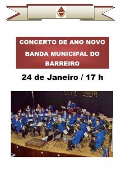 Banda Municipal do Barreiro Concerto de Ano Novo na SFAL