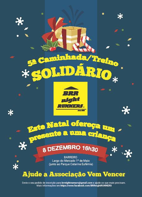 Barreiro- 5.ª edição da Caminhada Treino Solidário de Natal