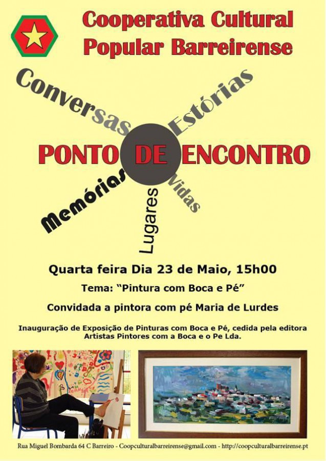 Barreiro - Ponto de Encontro «Pintura com a Boca e o Pé»