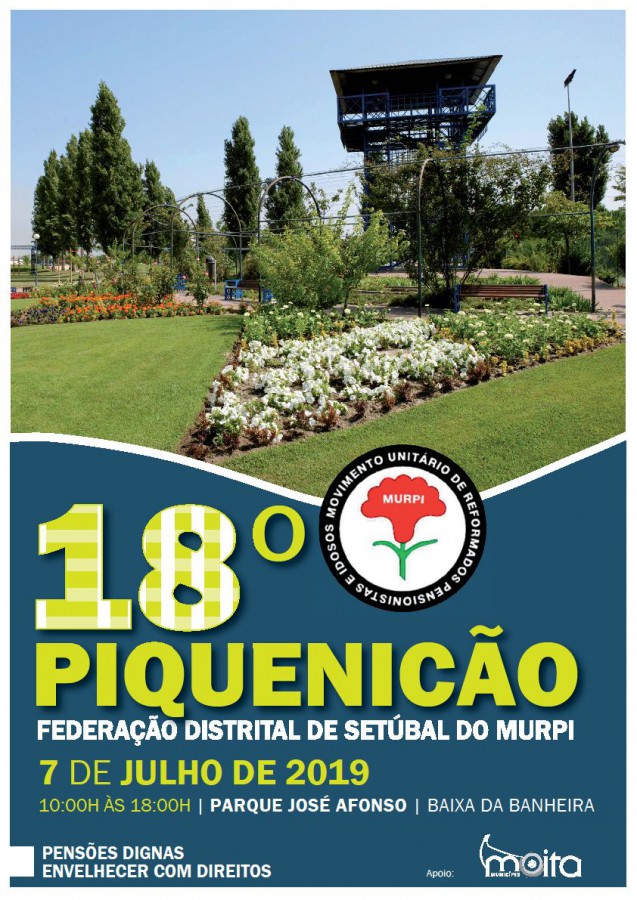 Moita - No Parque José Afonso na Baixa da Banheira MURPI organiza 18º Piquenicão Distrital.