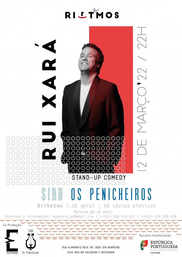 BARREIRO - RI(r)T(e)MOS"na SIRB «Os Penicheiros» Stand Up Comedy e concertos de artistas locais