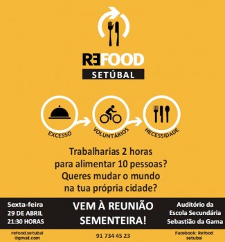 Apresentação pública do ‘Refood Setúbal’ Um Movimento eco-humanitário 100% voluntário