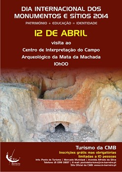 Barreiro - Dia Internacional de Monumentos e Sítios Visitas ao Centro de Interpretação do Campo Arqueológico da Mata da Machada