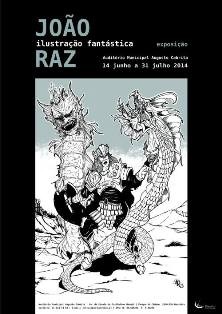 Exposição de João Raz no Barreiro Ilustração Fantástica