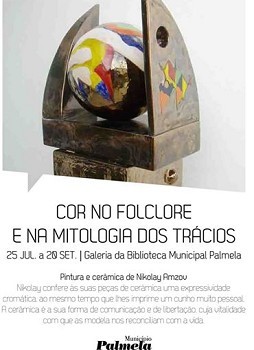 Nikolay Amzov expõe em Palmela «Cor no folclore e na mitologia dos trácios» abre hoje ao público