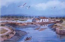 No Seixal Exposição de aguarelas de Eugénio Silva