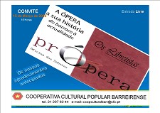 Cooperativa Cultural Popular Barreirense – Barreiro Conversas sobre a História da Ópera – Os Libretistas