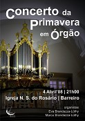 Na Igreja Nª Srª do Rosário - Barreiro “Concerto da Primavera em Órgão”
