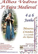 3ª Feira Medieval de Alhos Vedros - Moita «Mouros, Cristãos e a lenda dos Ramos» tema que vai animar a Vila de Alhos Vedros
