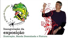 No Auditório Municipal Augusto Cabrita - Barreiro Exposição e lançamento de livro «O Traço do Camaleão»
