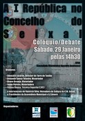 No concelho do Seixal - Amora Colóquio «A I República no concelho do Seixal»