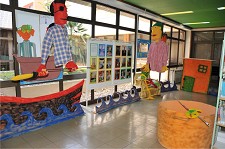 Exposição de fantoches na Biblioteca Municipal do Barreiro «Serafim e Malacueco na corte do Rei Escama»