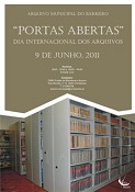 DIA INTERNACIONAL DOS ARQUIVOS | 9 JUNHO Arquivo Municipal do Barreiro aberto à população