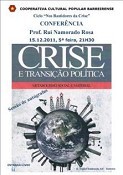 Tema de conferência no Barreiro “CRISE E TRANSIÇÂO POLÍTICA, Metabolismo Social e Material”
