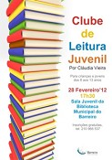 Amanhã na Biblioteca Municipal do Barreiro Clube de Leitura Juvenil