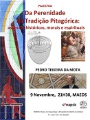 Palestra em Setúbal «Da Perenidade da Tradição Pitagórica: aspectos históricos, morais e espirituais»