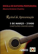Projeto arranca em Grândola na próxima terça-feira ESCOLA DE GUITARRA PORTUGUESA MESTRE ANTÓNIO CHAINHO