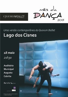 Espetáculo «Lago dos Cisnes» do Quorum Ballet no Barreiro Inserido na programação do Mês da Dança