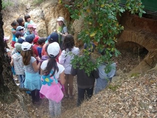 Centro de Interpretação do Campo Arqueológico da Mata da Machada - Barreiro CICAMM - espaço junto ao forno cerâmico dos séculos XV-XVI