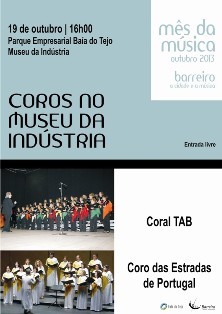 Parque Empresarial Baía do Tejo - Barreiro COROS NO MUSEU DA INDÚSTRIA