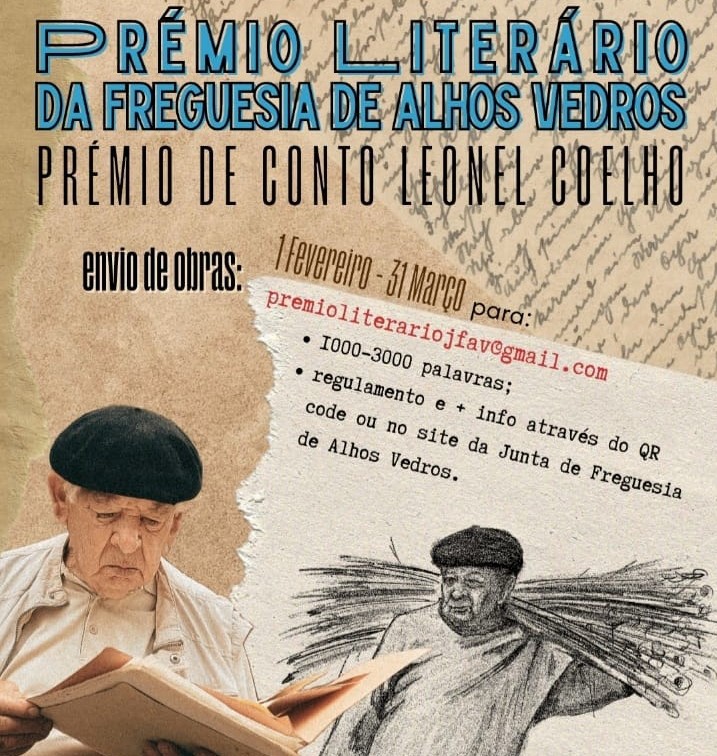 Moita – Junta da Freguesia de Alhos Vedros criou Prémio de Conto Leonel Coelho As obras a concurso devem ser apresentadas até 31 de março