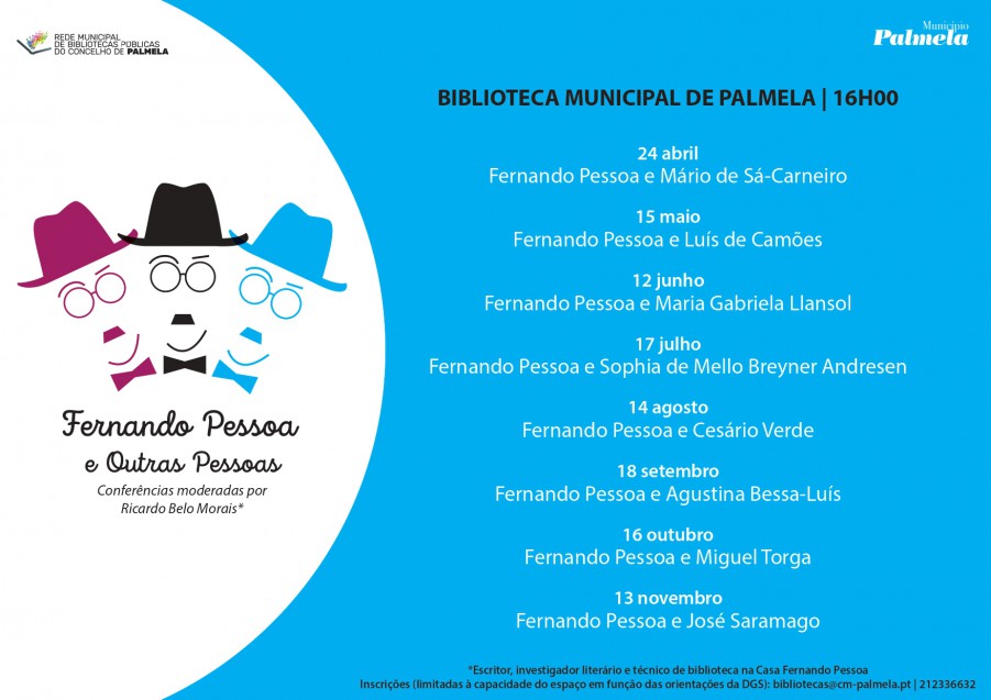 Na Biblioteca Municipal de Palmela Ciclo de Conferências «Fernando Pessoa e Outras Pessoas»