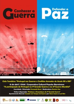 Historiador Fernando Rosas no Barreiro «A participação de Portugal na 1ª Grande Guerra e na 2ª Guerra Mundial»