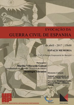 No Espaço Memória - Barreiro ‘Evocação da Guerra Civil de Espanha’