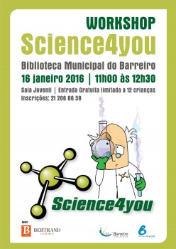 Barreiro - Despertar o interesse pelas ciências através dos brinquedos WORKSOP SCIENCE4YOU