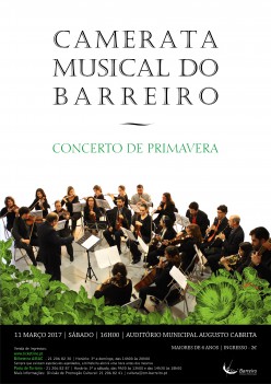 Camerata Musical do Barreiro hoje no AMAC Concerto de Primavera