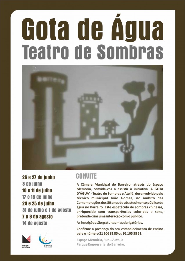 Espaço Memória - Barreiro Teatro de Sombras e Ateliê «Gota de Água»