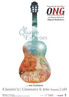 Música de Vivaldi pela Orquestra Nova de Guitarras em Palmela Concerto de Ano Novo no Cine-teatro S. João