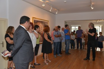 Exposição Da Escola à Escrita no Montijo Obras do conceituado artista plástico montijense Carlos Vidal