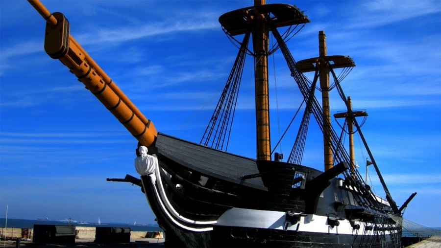 Polo museológico do Museu de Marinha situado em Cacilhas, Almada Mais de 17 mil pessoas já visitaram a Fragata D. Fernando II e Glória