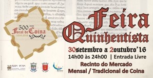 Feira Quinhentista de Coina - Barreiro Disponibiliza fatos para vestir a pele de personagem da época . De 30 de setembro a 2 de outubro