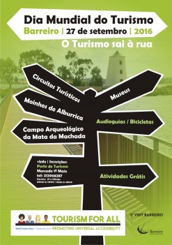 Dia Mundial do Turismo no Barreiro Circuitos turísticos, visitas a museus e ao moinho de vento de Alburrica