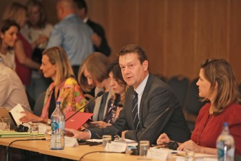 André Vervooren vice-presidente pela Holanda do comité executivo do Efus Surpreendido com os resultados atingidos em Setúbal sobre questões de segurança urbana