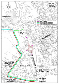 Barreiro - Construção de duas rotundas Av. das Nacionalizações/Lavradio Condicionamento/corte de trânsito de 1 a 3 e 6 a 11 de outubro