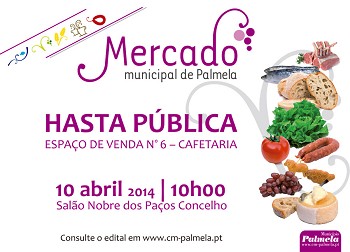Mercado Municipal de Palmela Câmara promove Hasta Pública para ocupação de cafetaria