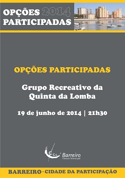 BARREIRO - OPÇÕES PARTICIPADAS Com a população de Santo André