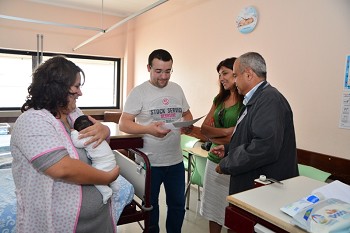 Primeiro bebé do Concelho do Barreiro a nascer após o Dia da Cidade RODRIGO É O BEBÉ DA CIDADE 2014