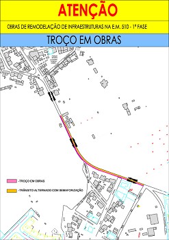 Barreiro - Remodelação de troço de conduta Origina trânsito condicionado na EM 510 em Santo António da Charneca