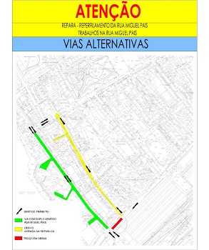 Programa Repara no Barreiro RUA MIGUEL PAIS/ AV. DA REPÚBLICA CORTE DE TRÂNSITO A PARTIR DE 22 DE OUTUBRO
