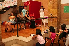 Clube de Leitura de Verão em Setúbal Dramatizações de livros que leram durante a actividade