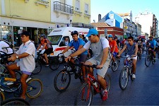 Dia Europeu Sem Carros no Barreiro 80 Pessoas trocam Carro pela Bicicleta