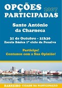 Opções Participadas - Barreiro Na freguesia de Santo António da Charneca