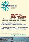 Fórum Seixal Encontro entre autarcas e população na freguesia do Seixal