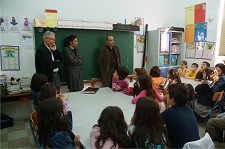 ROTEIRO DAS FREGUESIAS NO BARREIRO Executivo Municipal e Presidente da Junta conversam com alunos do 1º ciclo