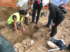 Alcácer do Sal Obra do Centro Escolar do Torrão revela complexo industrial ou de termas do período romano